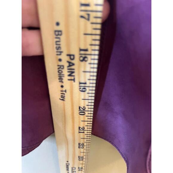 AKRIS punto 804398 Purple Suede Notched Lapel 2Button Blazer Jacket US 6 - Picture 10 of 11